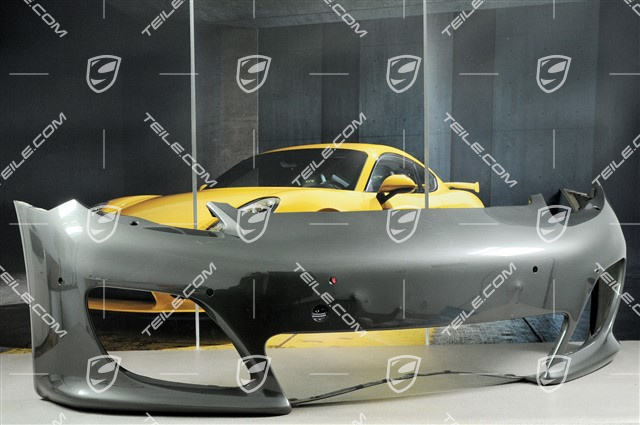 Front bumper, Turbo, AeroKit, with headlamp washer and ParkAssist