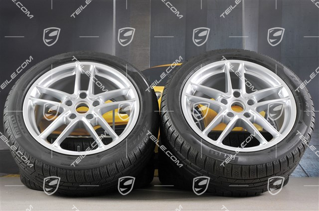 19-inch winter wheels set Turbo II, rims 9J x 19 ET60 + 10J x 19 ET61 + NEW Pirelli Sottozero winter tyres 255/45 R19 + 285/40 R19, without TPM