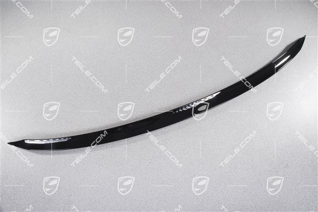 Rear spoiler, Tear-off edge for rear spoiler, Coupe, Black glossy