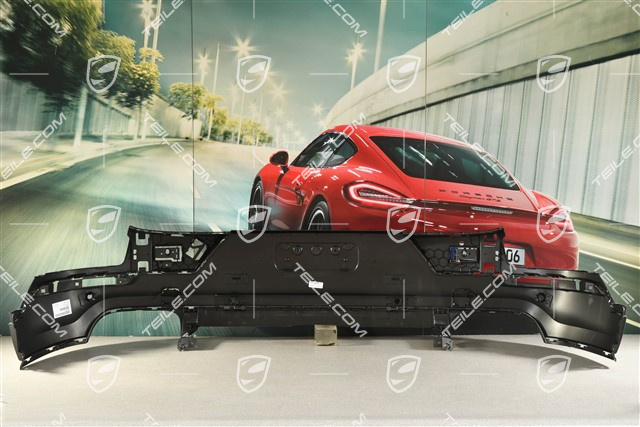 Coupe, Rear bumper lower cover, Satin black