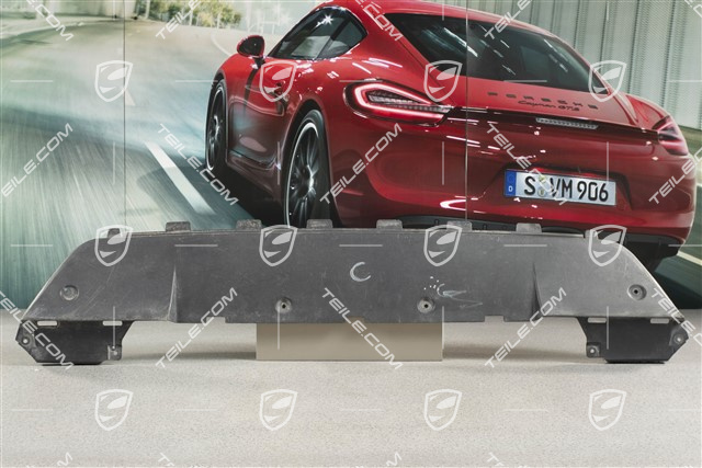 Front spoiler / Underbody trim, front, black