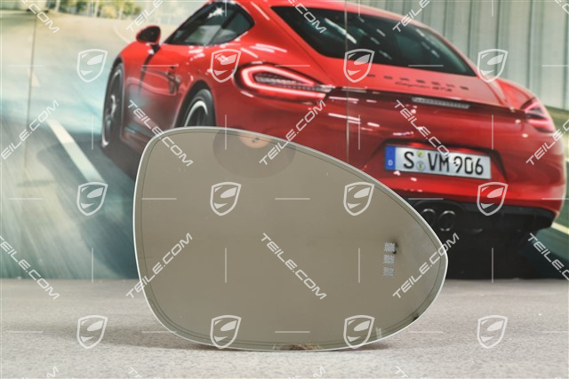 Spiegelglas, autom. abblendbarer Außenspiegel, konvex, R