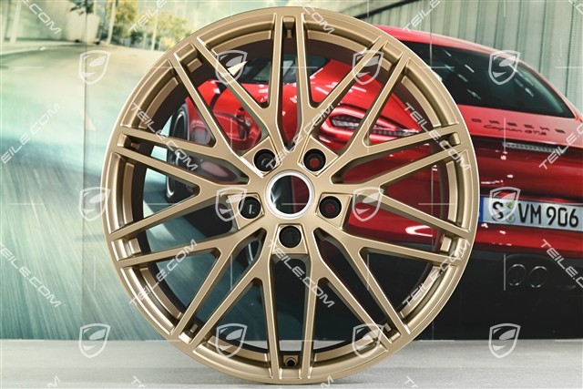 21-inch wheel rim set Cayenne RS Spyder Design, 11J x 21 ET58 + 9,5J x 21 ET46, neodyme