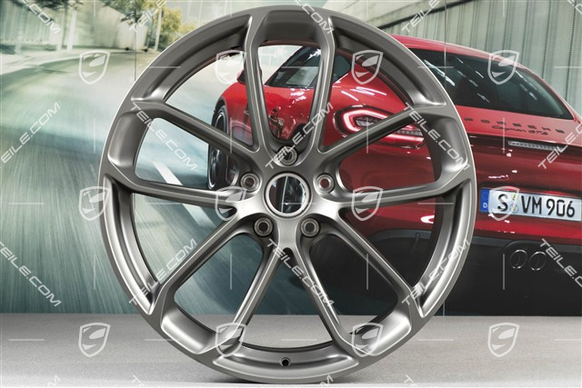 22'' Felga GT, przednia 10J x 22 ET48, Platinum satynowy półmat