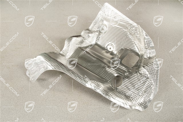 Heat shield, rear, L
