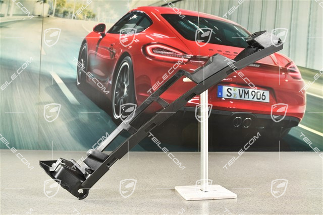 Retaining bracket, rear bumper air exhaust frame, S / Sport Design, R
