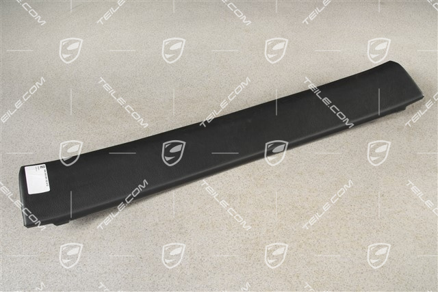 Verkleidung, Rückwand, coupé, Kunstleder, Schwarz