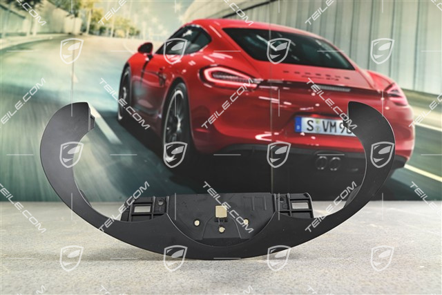 Instrument cluster cover, black