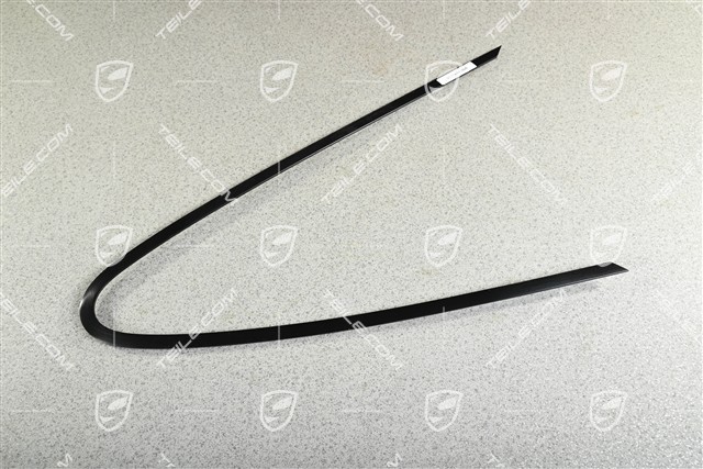 Zierleiste für Scheibendichtung, Schwarz, R