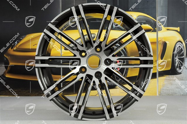20-inch wheel rim 911 Turbo III, 11J x 20 ET70, Titan