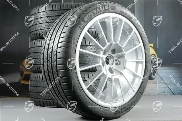 21" Komplet kół letnich, Cayenne SportPlus, felgi (używane/idealne) 10Jx21 ET50 + 10Jx21 ET45 + NOWE opony 295/35 R21