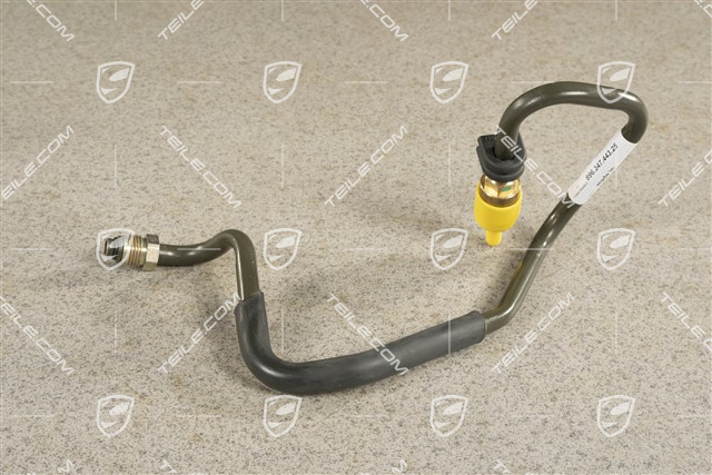 Power steering pressure line, rear