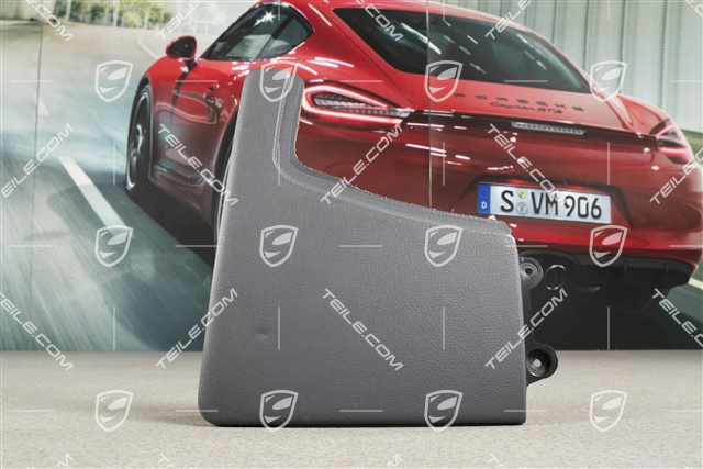 Centre console, Lateral cover, Leatherette, Sea blue, R