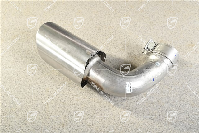 S, Tailpipe, steinless steel, inner, 4-pipe look, R