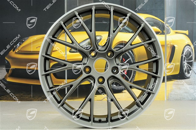20" Komplet felg RS SPYDER Design, 8,5J x 20 ET49 + 11,5J x 20 ET56, platyna satynowy mat