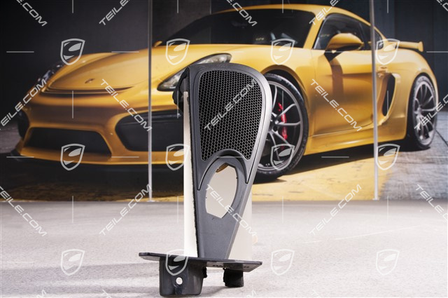Sicherheitsgurt Abdeckung, Lackiert Schwarz, Targa, L