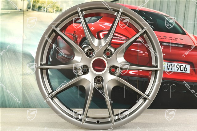 20" Felga, Carrera S III, platynowy-satynowy mat (Platinum-Seidenmatt), 8J x 20 ET57