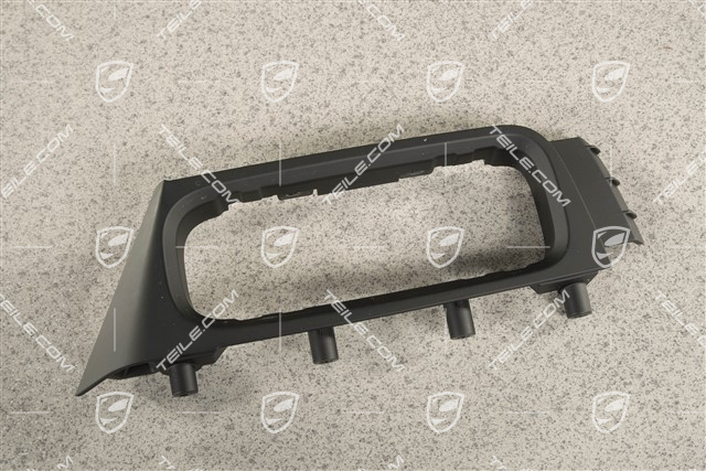 Blende, Fensterheber, Vordertür, Fahrerseite, Schwarz, L