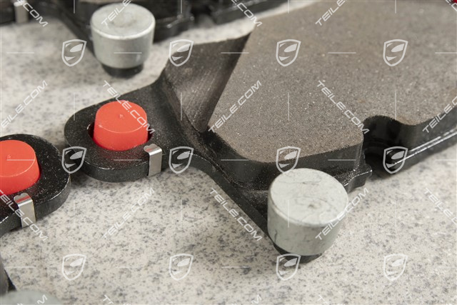 Klocki hamulcowe, PCCB, tylna oś, zestaw