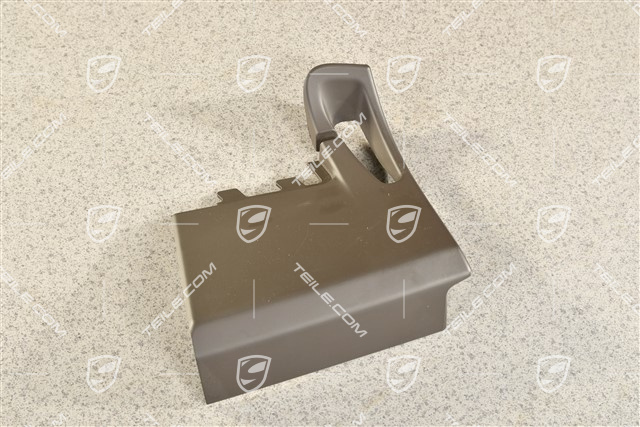 Rosette, Dreipunkt-Sicherheitsgurt, Achatgrau