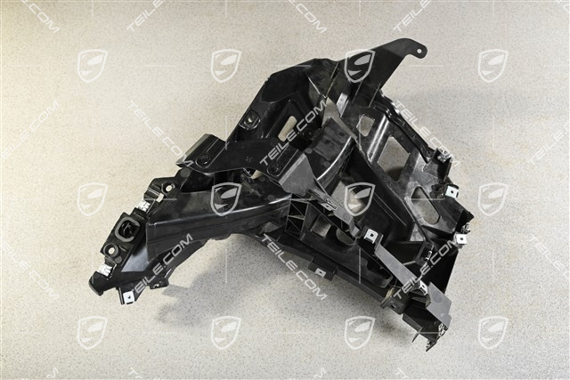 Retaining frame, incl. heat shield,  Rear bumper GT3 RS, R