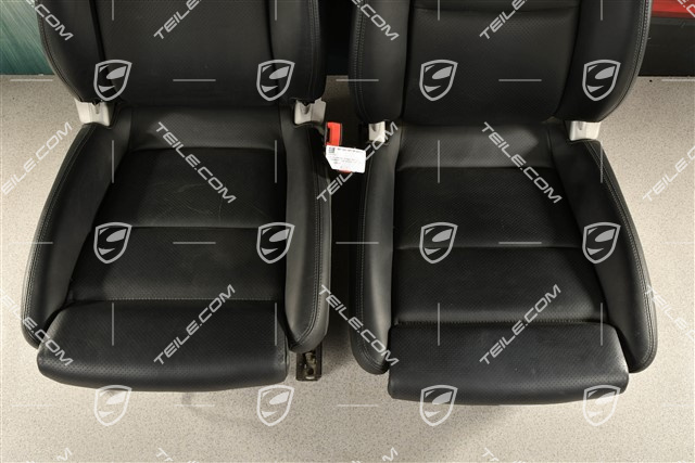 Sitze, el. einstellbar, 14 Wege, Heizung, Lordosenstütze, Leder, schwarz, Satz, L+R