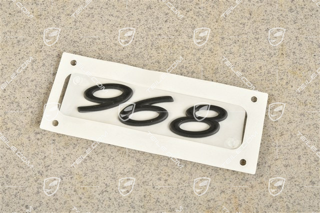 Napis "968"