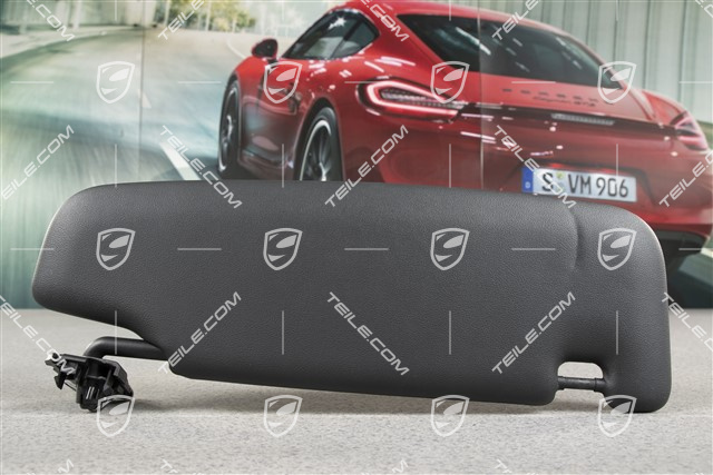 Sonnenblende, mit Spiegel, Schwarz, Coupe, L