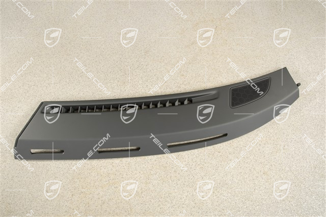 Dashboard defroster trim / cover, Black, L