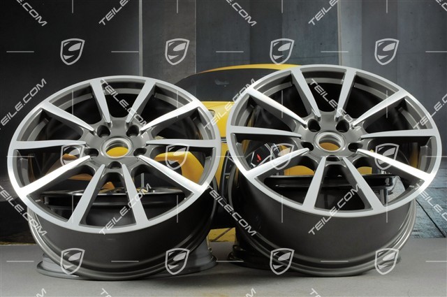 20-inch wheel Carrera Classic, 8J x 20 ET57 + 10J x 20 ET45, titanium dark