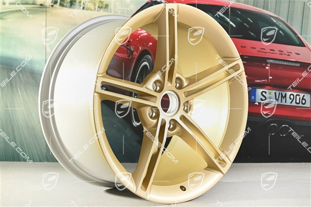 21" Felga Mission E Design, 11,5J x 21 ET66, aurum - złoty satynowy półmat