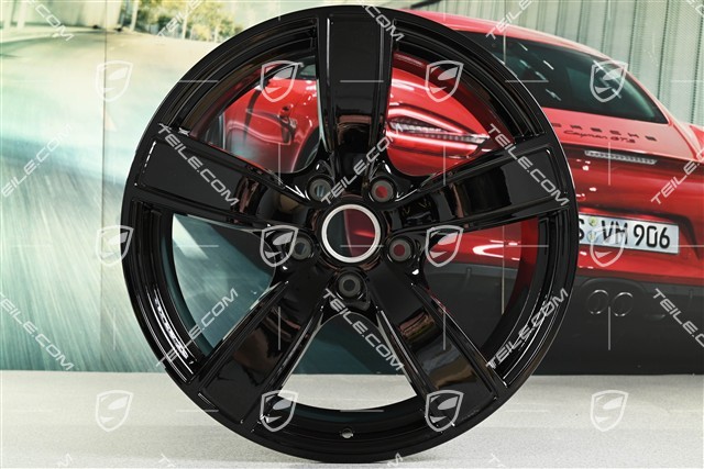 20" Felga Carrera Sport, 8,5J x 20 ET57, czarny wysoki połysk