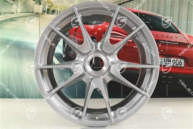 19" Rim GT3RS / GT3RS 4.0, GT-silver, 9J x 19 ET47