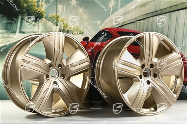 22" Macan Exclusive Design Felgensatz, 9J x 22 ET29 + 11J x 22 ET47, neodyme