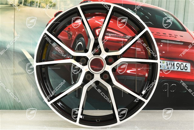 20-inch wheel rim, Cayenne S, 9J x 20 ET50, black high gloss