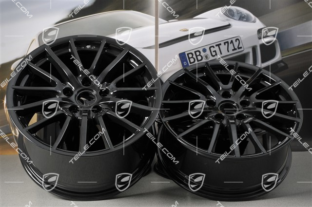 19" Felgensatz SportDesign, schwarz, 8J x 19 ET57+ 11J x 19 ET67