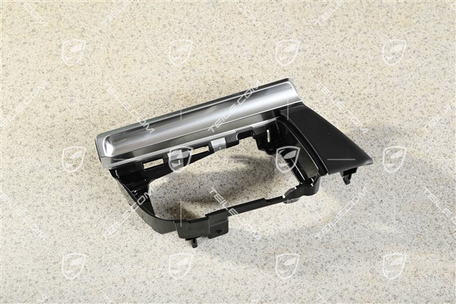 Trim / moulding Dashboard side vent, Black, L