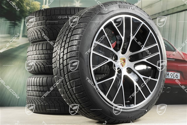 20-inch Turbo Aero winter wheel set, rims 9J x 20 ET54 + 11J x 20 ET60 + NEW Pirelli winter tyres 245/45 R20 + 285/40 R20