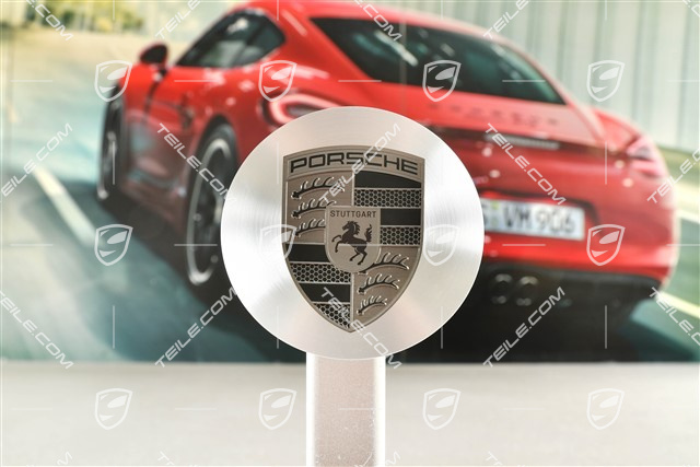 Dekielek koła, wklęsły, herb rod