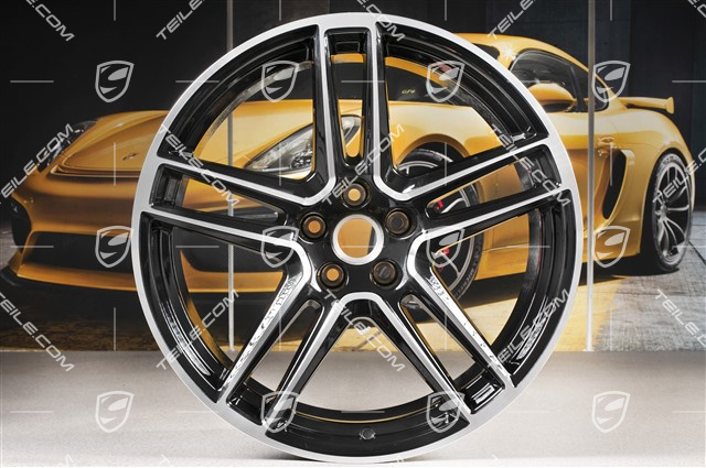 20" Felga "Macan Turbo", 9J x 20 ET26, BORBET, czarny perłowy metalik Jet Black