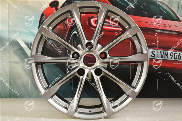 19" Felga Boxster S, 10J x 19 ET45, Platinum satynowy mat