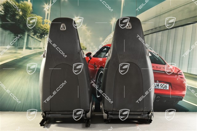 Seats, blakc, alcantara, manual, Satz (L+R)