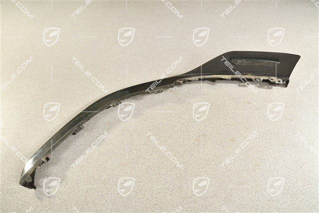 Rear bumper spoiler / lower part trim, Sport Design Carbon, L