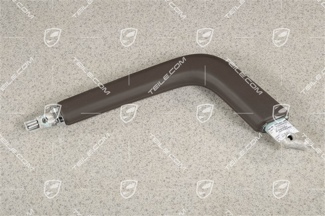 Grab handle centre console, Leather, Espresso, R