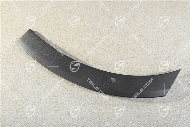 Wide Wheel Arch, Front Wing / Fender moulding, Satin Black, parking assistant, R