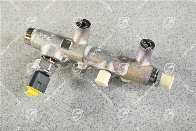Fuel rail / collection pipe, 3,0 Diesel, L