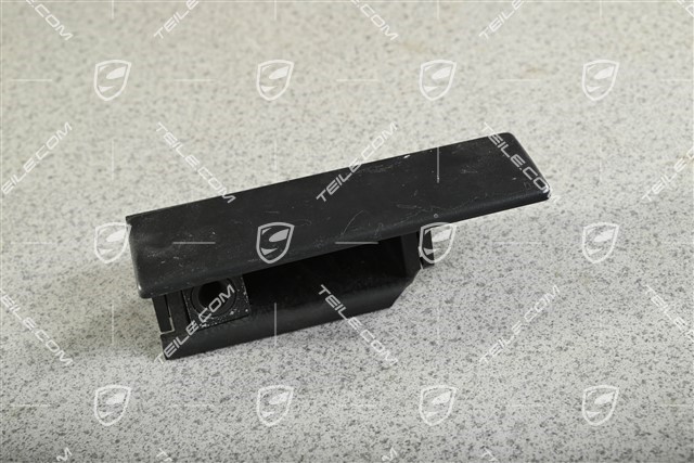 Aschenbecher, schwarz, leicht beschädigt