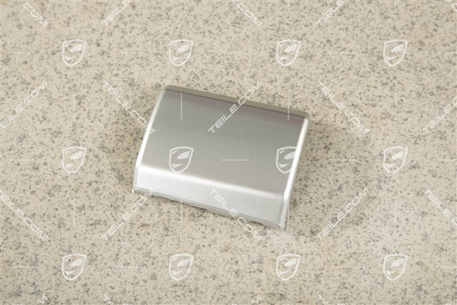 Dashboard / cup holder trim moulding, LHD, Galvano silver, L