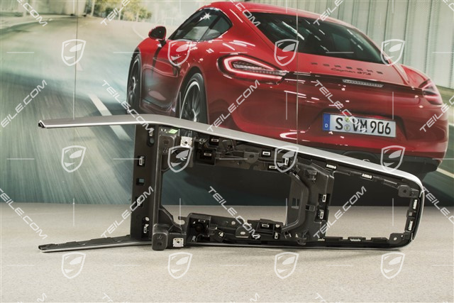 Konsola środkowa / tunel, jasny srebrny metalik