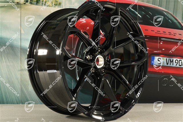 21" Felge "GT Design" 10J x 21 ET19, schwarz hochglanz